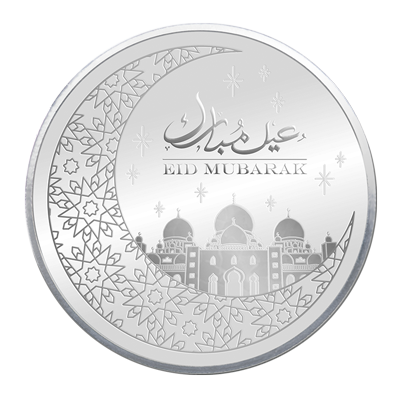 A picture of a 1/2 oz TD Eid Silver Round